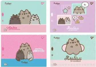 Альбом для малювання Yes! Pusheen А4 12 аркушів з перфорацією
