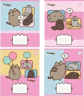 Зошит Yes! Pusheen Funny А5 клітинка 12 аркушів