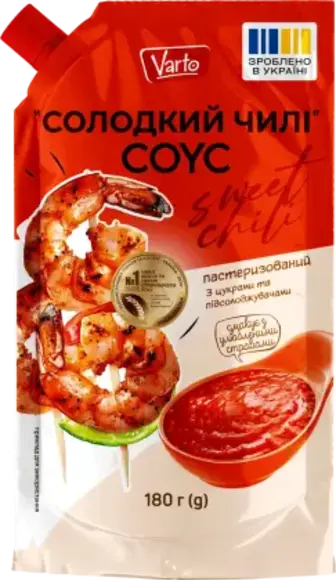 Соус Varto Солодкий Чилі 180 г