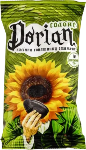 Насіння соняшника Dorian Sun Snack смугасте солоне смажене 120 г