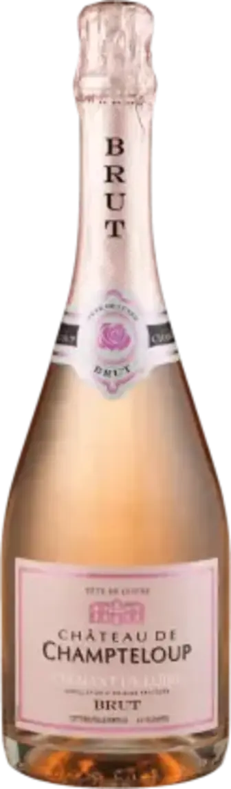 Вино ігристе Chateau de Champteloup Cremant de Loire рожеве брют 12.5% 0.75 л