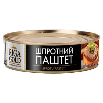 Паштет шпротний 160 г Riga Gold ж/б 