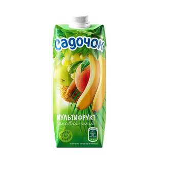 Соковий напій 0,5 л Сaдoчoк Мультифpукт тeтpa-пaк 