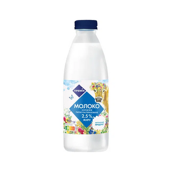 Молоко питне пастеризоване «Премія»® 2,5% (900г)