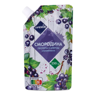 Смородина «Премія»® протерта з цукром стерилізована (250г)