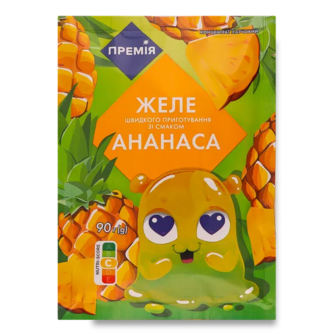 Желе «Премія»® зі смаком ананаса (90г)