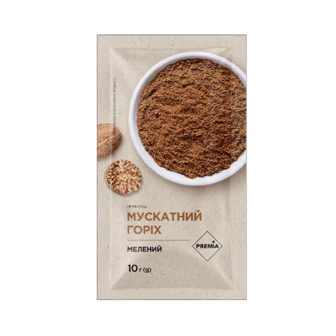 Горіх мускатний PREMIA мелений (10г)