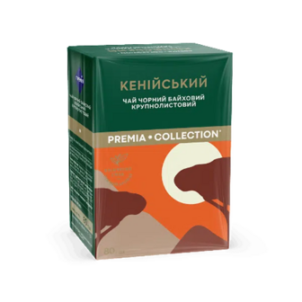 Чай чорний PREMIA кенійський крупнолистовий (80г)