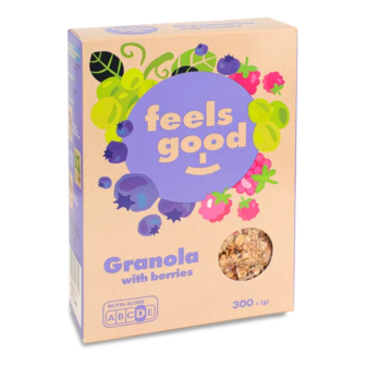 Гранола Feels good з ягодами (300г)