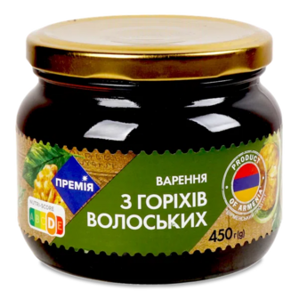 Варення «Премія»® з волоських горіхів (450г)