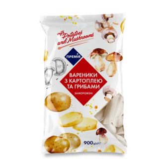 Вареники «Премія»® з картоплею та грибами (900г)