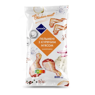 Пельмені «Премія»® з курячим м'ясом (800г)
