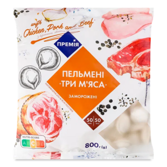 Пельмені «Премія»® Три м'яса (800г) (800г)