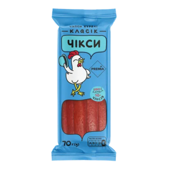 Чипси PREMIA Чікси Класік курячі, 70г (70г)