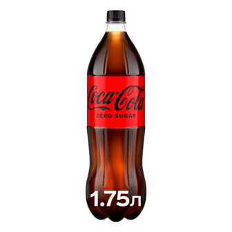 Напій Coca-Cola Zero безалкогольний сильногазований (1,75л)