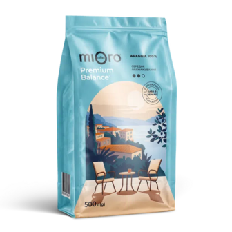 Кава зернова Mioro Coffee Premium Balance (500г)
