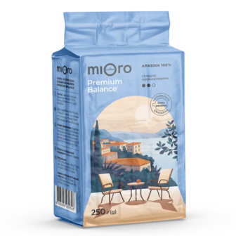 Кава мелена Mioro Coffee Premium Balance (250г)