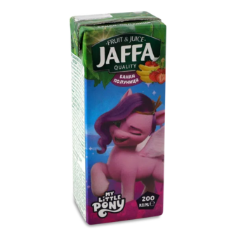 Нектар Jaffa Kinder банан-полуниця (0,2л)