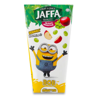 Нектар Jaffa Яблуко виноград освітлений пастеризований т/п (0,2л)