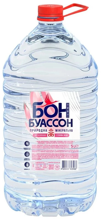 Вода мінеральна Bon Boisson негазована 5 л (4820033303468)