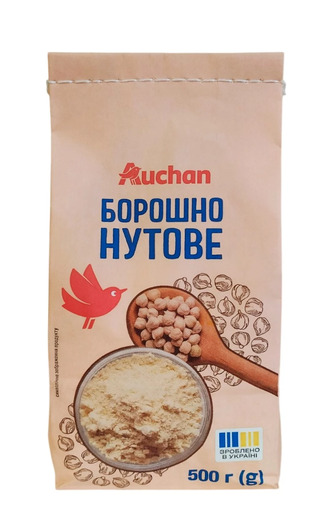 Борошно Auchan Red Bird нутове 500 г (4823090136628)