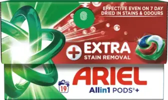 Гель-капсули Ariel Pods+ All-in-1 Екстрасила очищення 19 шт