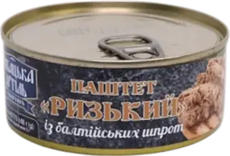 Паштет Рибацька Артіль Ризький із балтійських шпрот 160 г