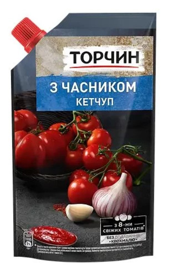 Кетчуп Торчин з Часником 250г