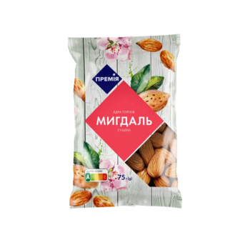 Мигдаль «Премія»® ядра горіхів сушені (75г)