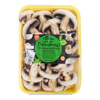 Гриби Mushboom Печериці різані (200г)