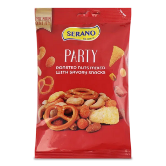 Суміш горіхів Serano з закусками пікантна (150г)