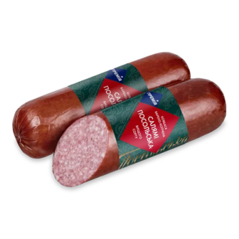 Ковбаса «Премія»® Салямі Посольська в/к в/ґ в/у, малий батон (100г)