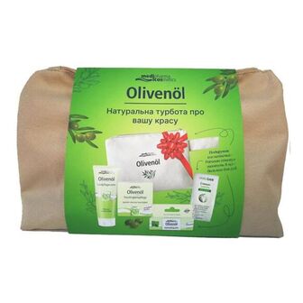 ДОЛИВА ОЛИВЕНОЛ НАБОР 4 ПРОДУКТА КОСМЕТИЧКА  0336