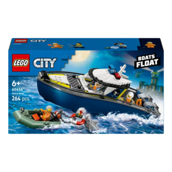 Конструктор LEGO City Переслідування на поліцейському катері 60456
