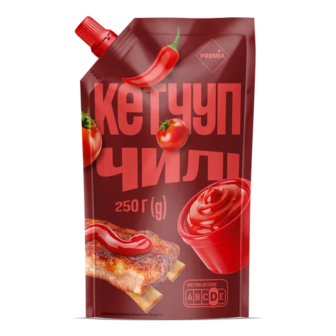 Кетчуп PREMIA Чилі д/п (250г)