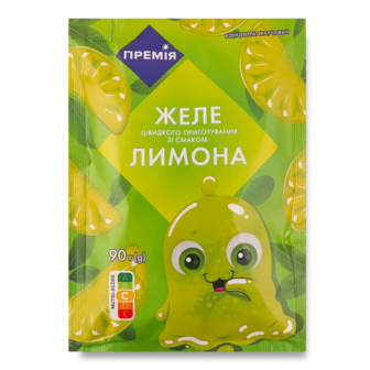 Желе «Премія»® зі смаком лимона (90г)