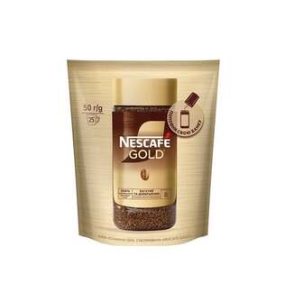 Кава 50 г Nescafe Gold розчинна сублімована м/уп 