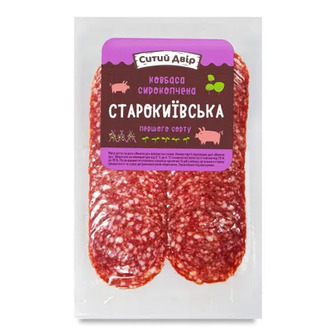 Ковбаса Ситий двір Старокиївська с/к 1 ґ, 80г (80г)