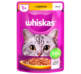 Корм Whiskas Курка в желе для котів 85г