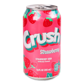Напій Crush Strawberry безалкогольний газований з/б (0,355л)
