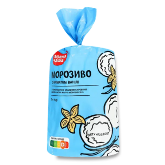 Морозиво «Повна Чаша»® з ароматом ванілі (1000г)