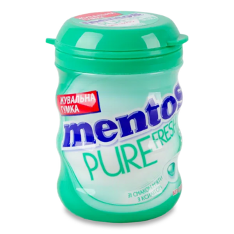 Гумка жувальна Mentos Pure fresh зі смаком м'яти