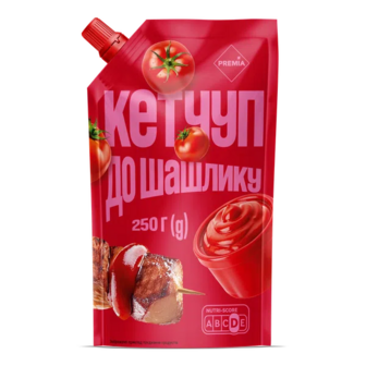 Кетчуп PREMIA До шашлику д/п (250г)