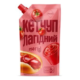 Кетчуп PREMIA Лагідний д/п (250г)