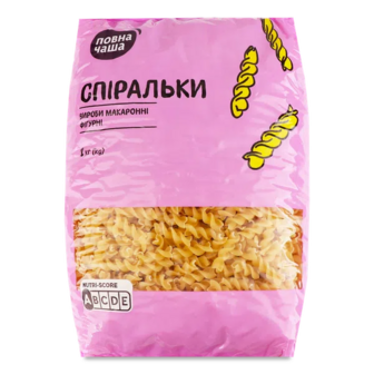 Вироби макаронні «Повна Чаша»® спіральки (1кг)