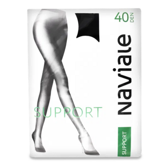 Колготки жіночі Naviale 1008 Support 40 den nero p.1-2