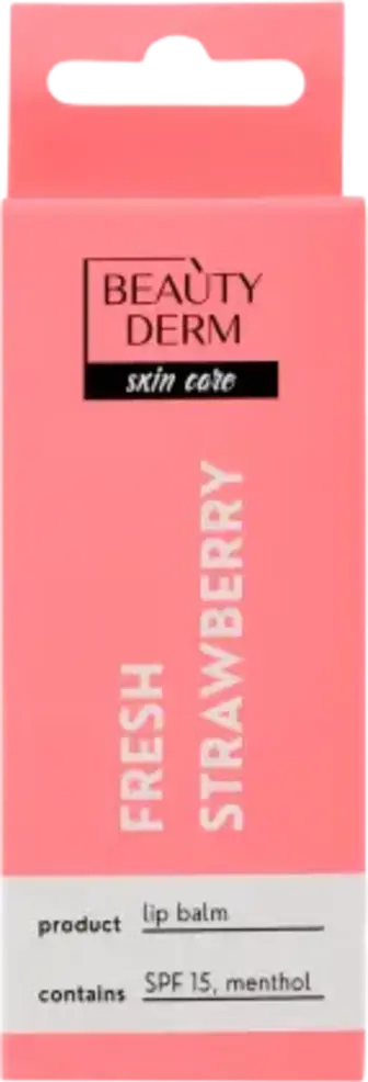 Бальзам Beauty Derm Fresh Strawberry для губ 10 мл