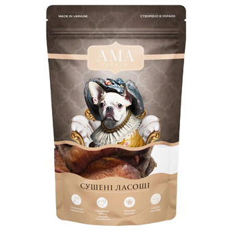 Ласощі для собак AMA Treats Легені яловичі 50 г (4820241161225)