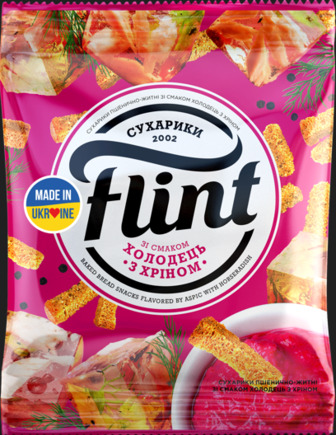 Сухарики Flint холодець з хроном пшеничні 60г
