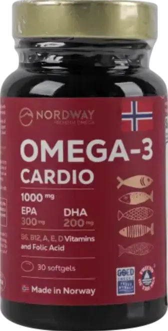 OMEGA-3 Nordway Cardio 1000 мг №30